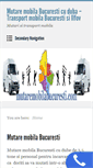 Mobile Screenshot of mutaremobilabucuresti.com